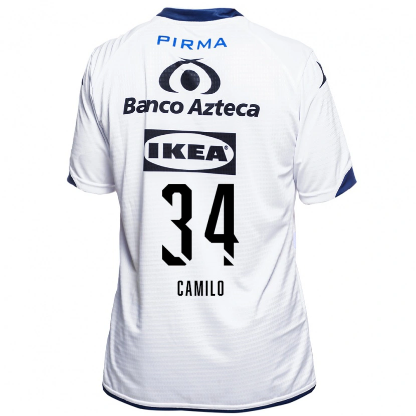 Danxen Kinder Lucas Camilo #34 Weiß Schwarz Blau Heimtrikot Trikot 2026/27 T-Shirt Schweiz