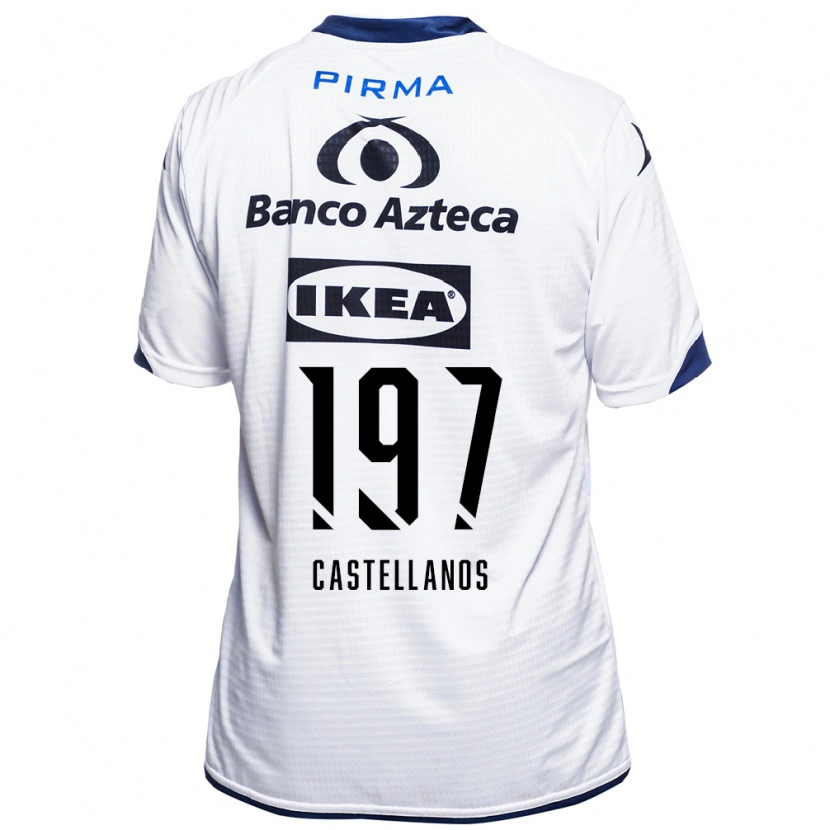 Danxen Kinder Omar Castellanos #197 Weiß Schwarz Blau Heimtrikot Trikot 2026/27 T-Shirt Schweiz