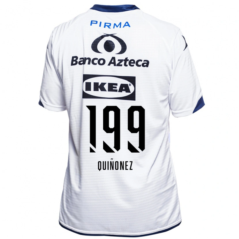Danxen Kinder Samuel Quiñonez #199 Weiß Schwarz Blau Heimtrikot Trikot 2026/27 T-Shirt Schweiz