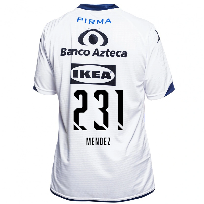 Danxen Kinder Alejandro Méndez #231 Weiß Schwarz Blau Heimtrikot Trikot 2026/27 T-Shirt Schweiz