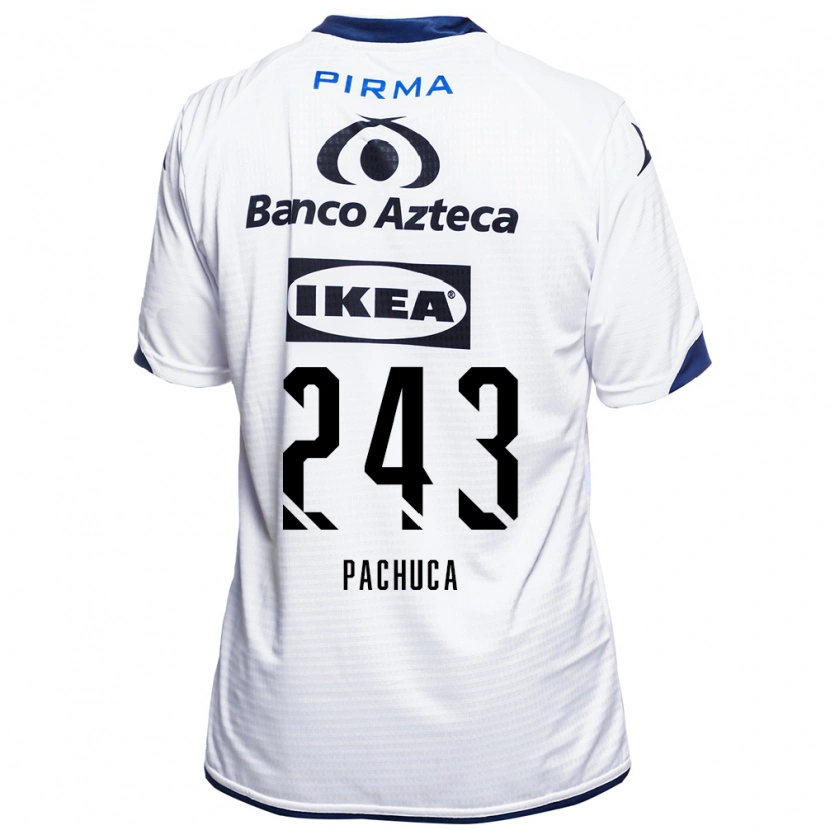 Danxen Kinder Erick Pachuca #243 Weiß Schwarz Blau Heimtrikot Trikot 2026/27 T-Shirt Schweiz