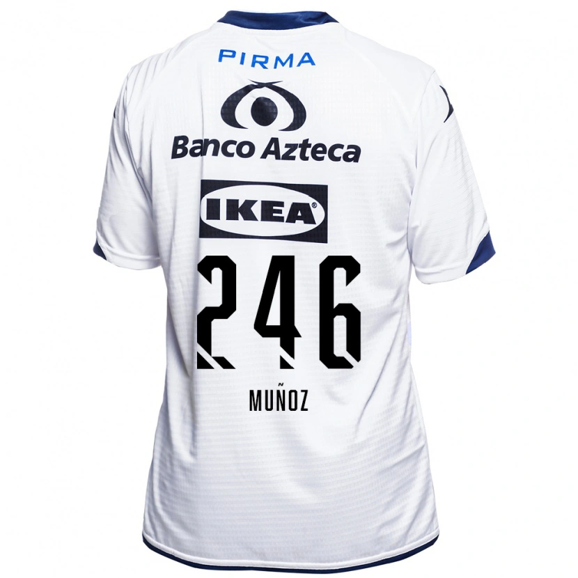 Danxen Kinder Zamier Muñoz #246 Weiß Schwarz Blau Heimtrikot Trikot 2026/27 T-Shirt Schweiz