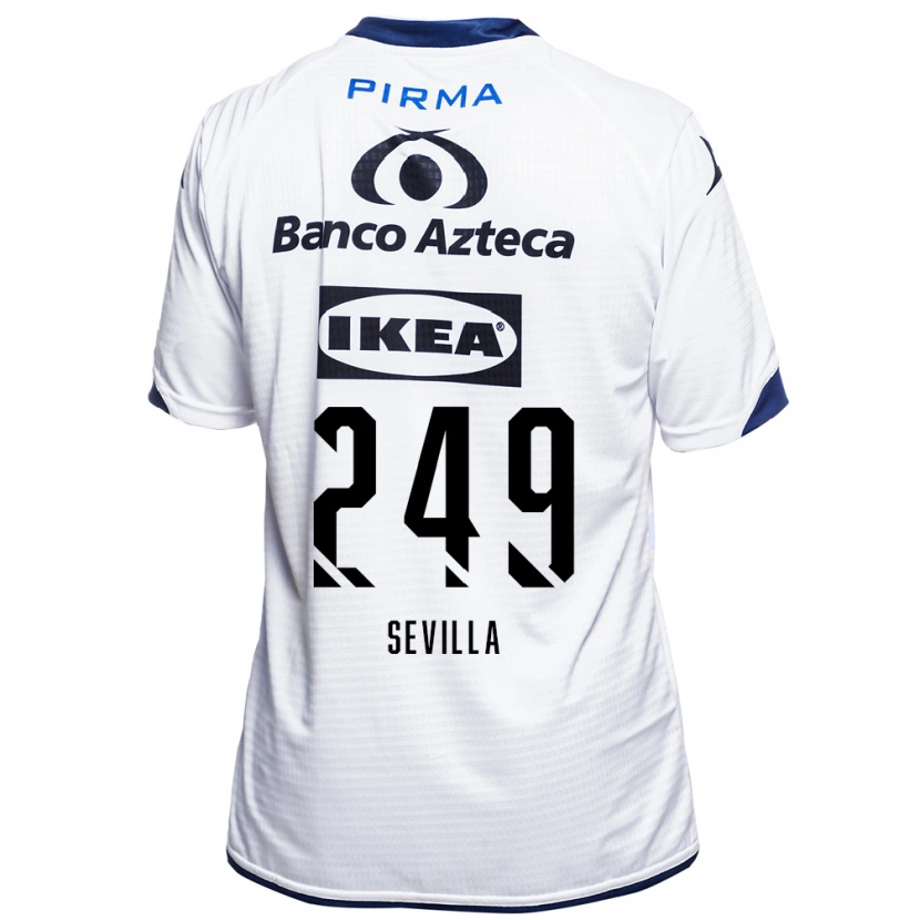 Danxen Kinder Ángel Sevilla #249 Weiß Schwarz Blau Heimtrikot Trikot 2026/27 T-Shirt Schweiz