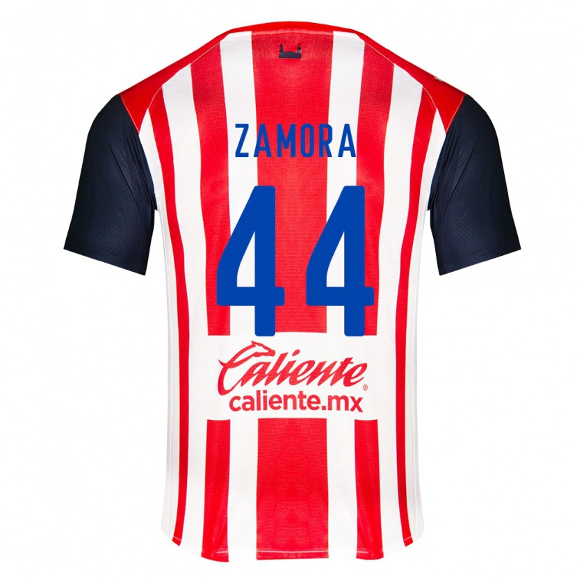 Danxen Kinder Saúl Zamora #44 Rot Schwarz Weiß Heimtrikot Trikot 2026/27 T-Shirt Schweiz