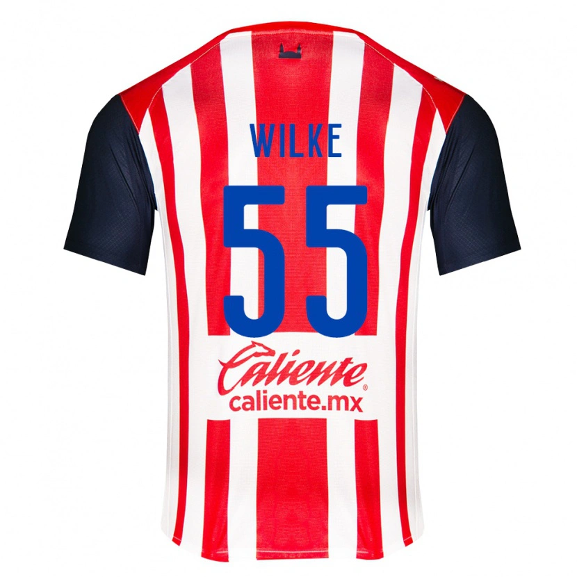Danxen Kinder Teun Wilke #55 Rot Schwarz Weiß Heimtrikot Trikot 2026/27 T-Shirt Schweiz
