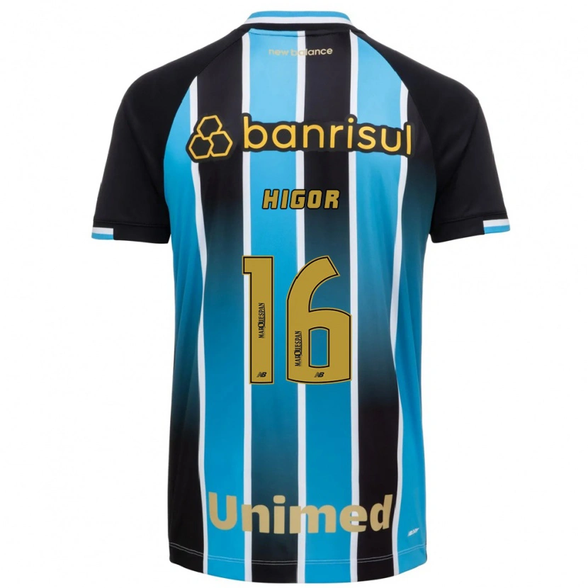 Danxen Kinder Higor Sousa E Silva #16 Blau Braun Schwarz Heimtrikot Trikot 2026/27 T-Shirt Schweiz
