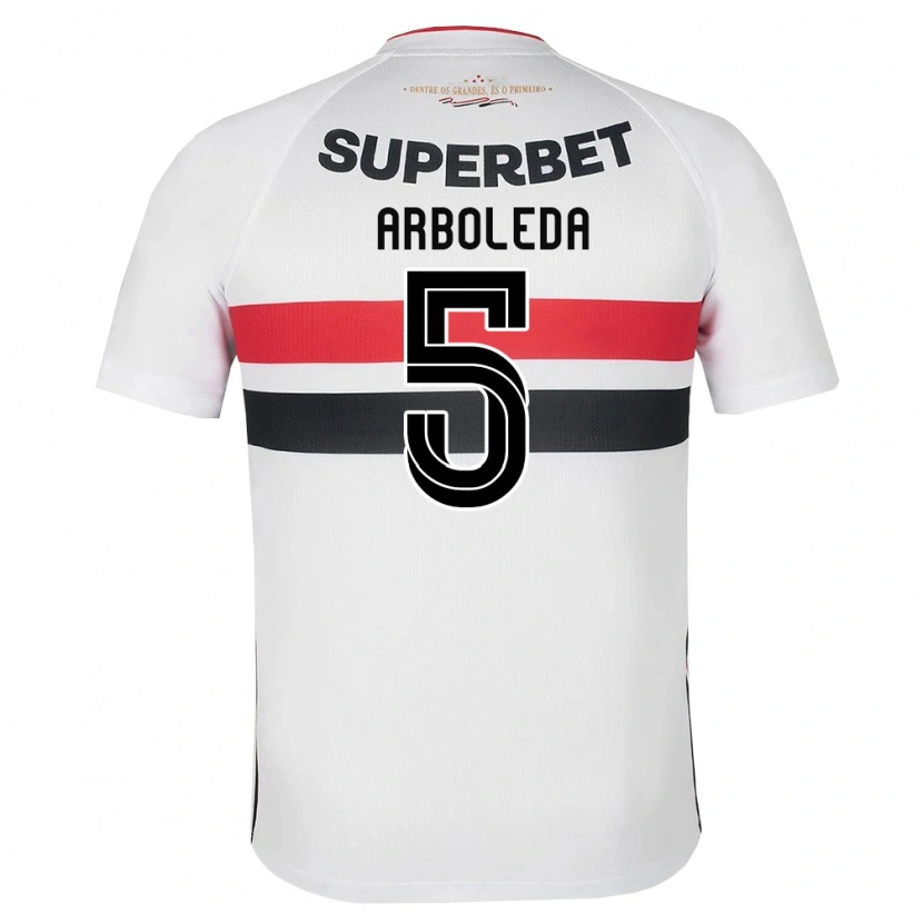 Danxen Kinder Robert Arboleda #5 Weiß Rot Schwarz Heimtrikot Trikot 2026/27 T-Shirt Schweiz