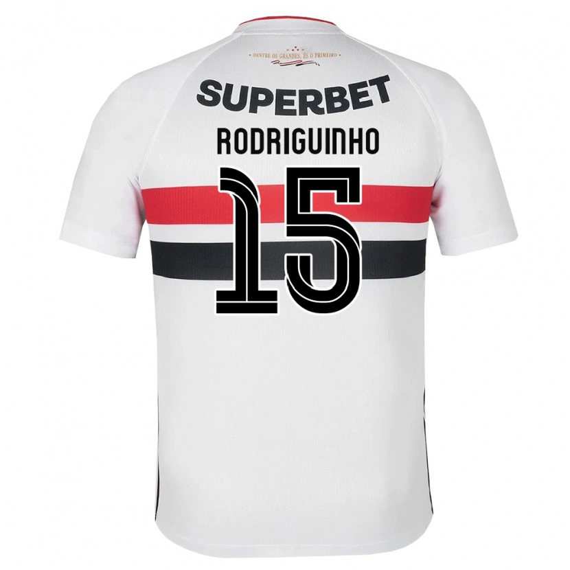Danxen Kinder Rodriguinho #15 Weiß Rot Schwarz Heimtrikot Trikot 2026/27 T-Shirt Schweiz