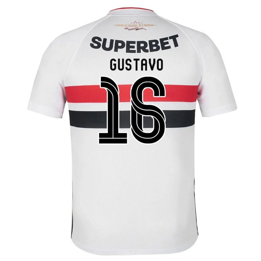 Danxen Kinder Luiz Gustavo #16 Weiß Rot Schwarz Heimtrikot Trikot 2026/27 T-Shirt Schweiz