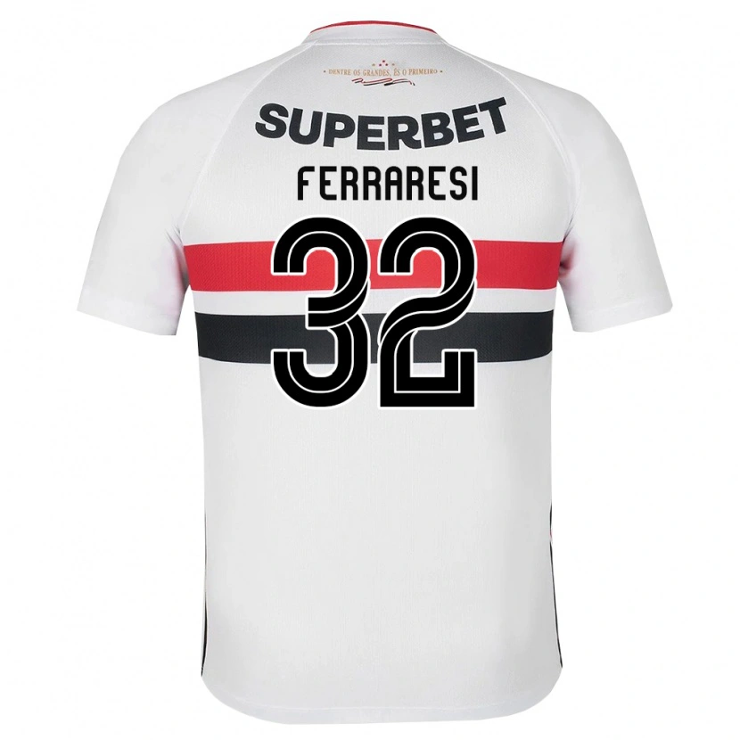 Danxen Kinder Nahuel Ferraresi #32 Weiß Rot Schwarz Heimtrikot Trikot 2026/27 T-Shirt Schweiz