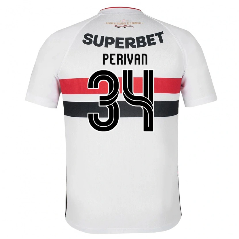 Danxen Kinder Perivan Dos Santos #34 Weiß Rot Schwarz Heimtrikot Trikot 2026/27 T-Shirt Schweiz