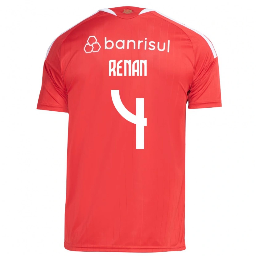 Danxen Kinder Robert Renan #4 Rot Weiß Heimtrikot Trikot 2026/27 T-Shirt Schweiz