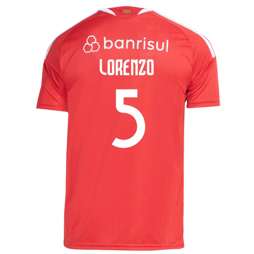 Danxen Kinder Lorenzo Farias Vaghetti #5 Rot Weiß Heimtrikot Trikot 2026/27 T-Shirt Schweiz