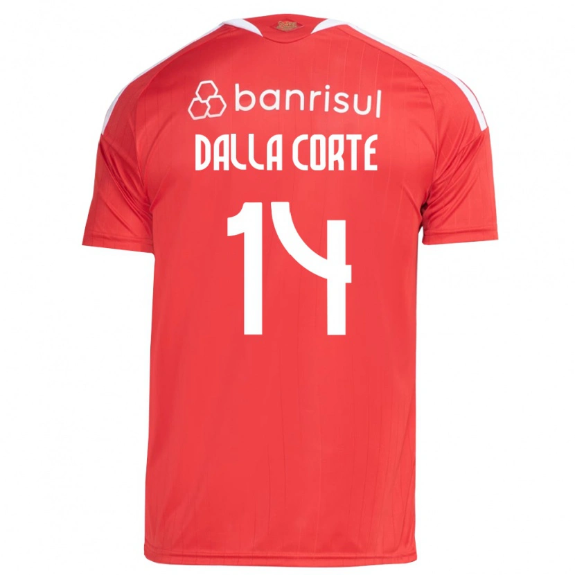 Danxen Kinder João Dalla Corte #14 Rot Weiß Heimtrikot Trikot 2026/27 T-Shirt Schweiz