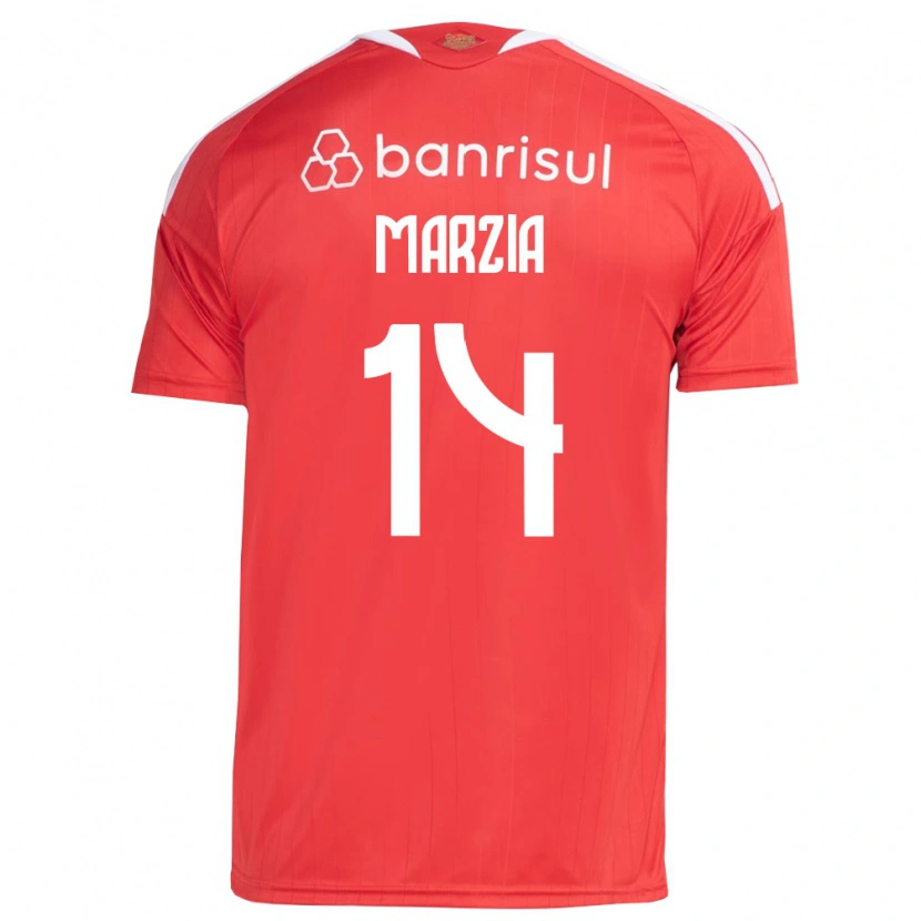 Danxen Kinder Marzia #14 Rot Weiß Heimtrikot Trikot 2026/27 T-Shirt Schweiz