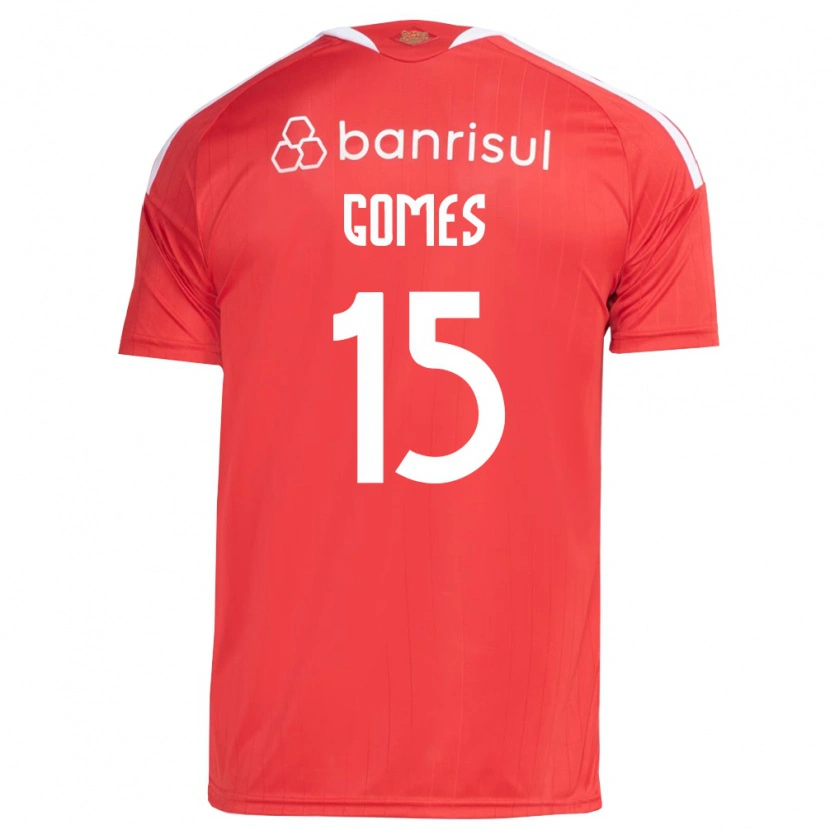 Danxen Kinder Bruno Gomes #15 Rot Weiß Heimtrikot Trikot 2026/27 T-Shirt Schweiz