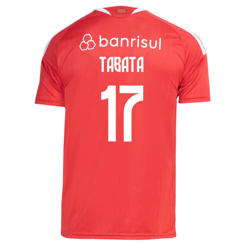 Danxen Kinder Bruno Tabata #17 Rot Weiß Heimtrikot Trikot 2026/27 T-Shirt Schweiz