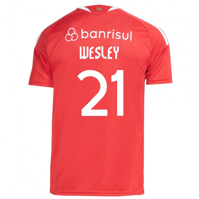 Danxen Kinder Wesley #21 Rot Weiß Heimtrikot Trikot 2026/27 T-Shirt Schweiz