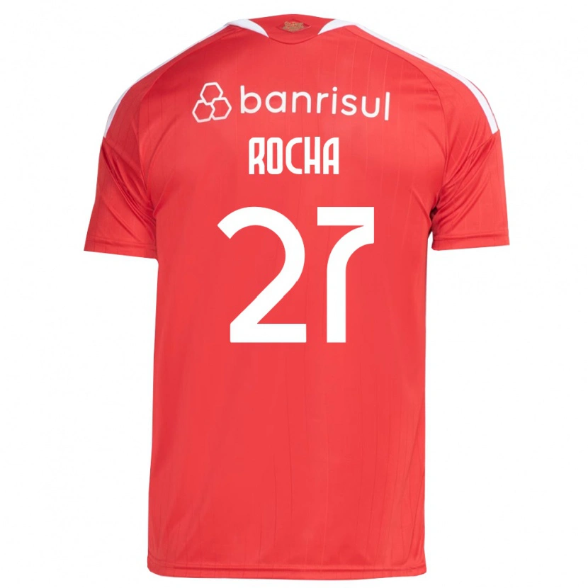 Danxen Kinder Kaique Rocha #27 Rot Weiß Heimtrikot Trikot 2026/27 T-Shirt Schweiz