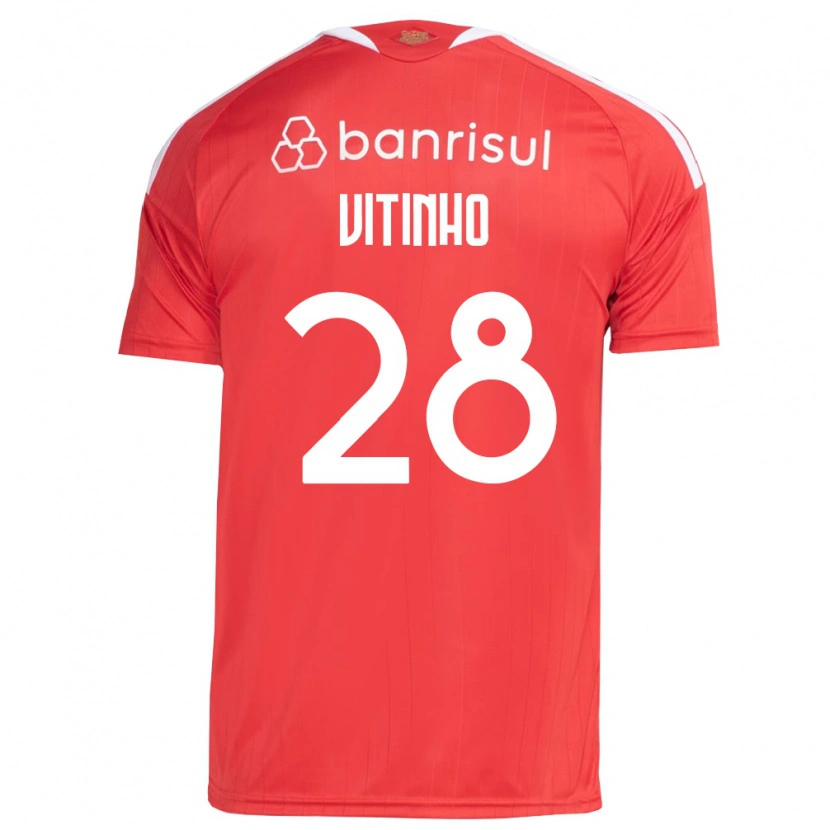 Danxen Kinder Vitinho #28 Rot Weiß Heimtrikot Trikot 2026/27 T-Shirt Schweiz