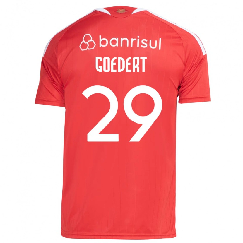Danxen Kinder Alice Goedert #29 Rot Weiß Heimtrikot Trikot 2026/27 T-Shirt Schweiz
