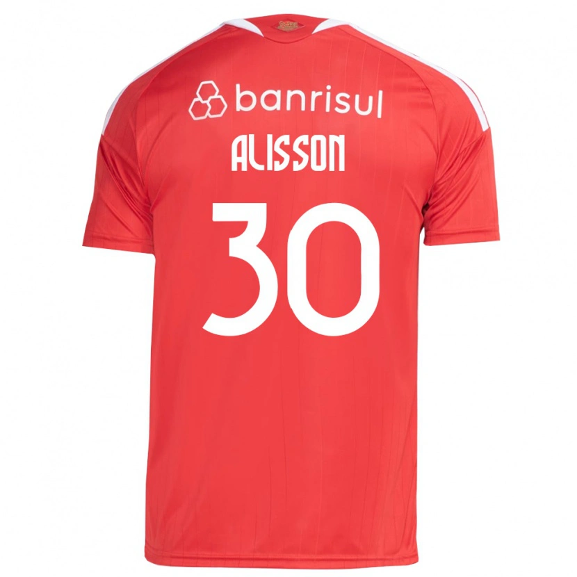 Danxen Kinder Alisson Rodrigues De Melo #30 Rot Weiß Heimtrikot Trikot 2026/27 T-Shirt Schweiz