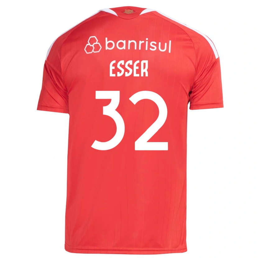 Danxen Kinder Diego Esser #32 Rot Weiß Heimtrikot Trikot 2026/27 T-Shirt Schweiz