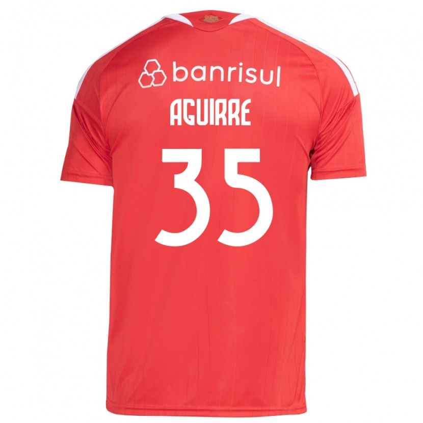 Danxen Kinder Braian Aguirre #35 Rot Weiß Heimtrikot Trikot 2026/27 T-Shirt Schweiz