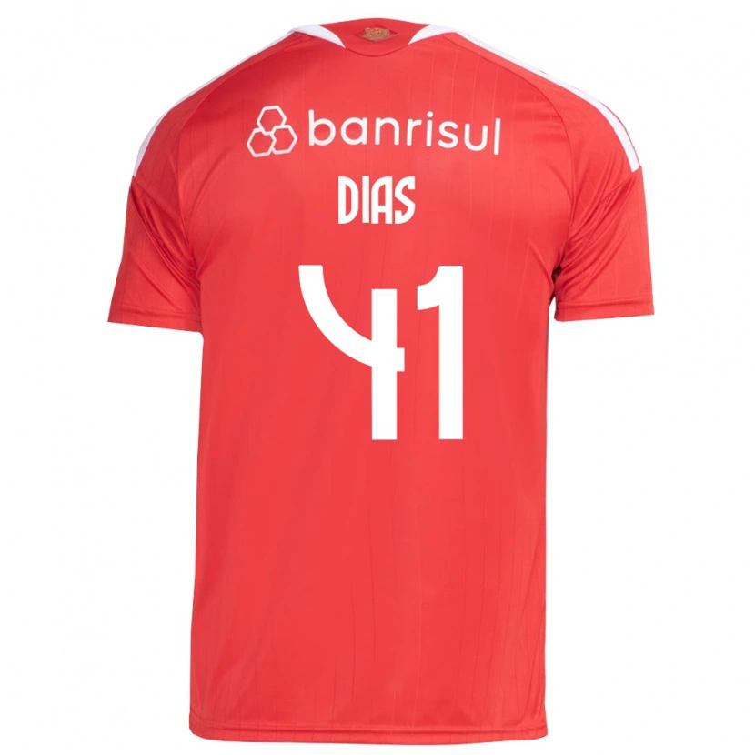Danxen Kinder Matheus Dias #41 Rot Weiß Heimtrikot Trikot 2026/27 T-Shirt Schweiz