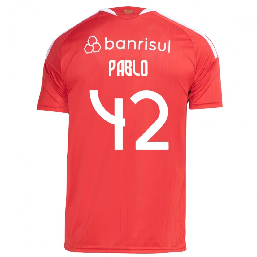 Danxen Kinder Pablo #42 Rot Weiß Heimtrikot Trikot 2026/27 T-Shirt Schweiz
