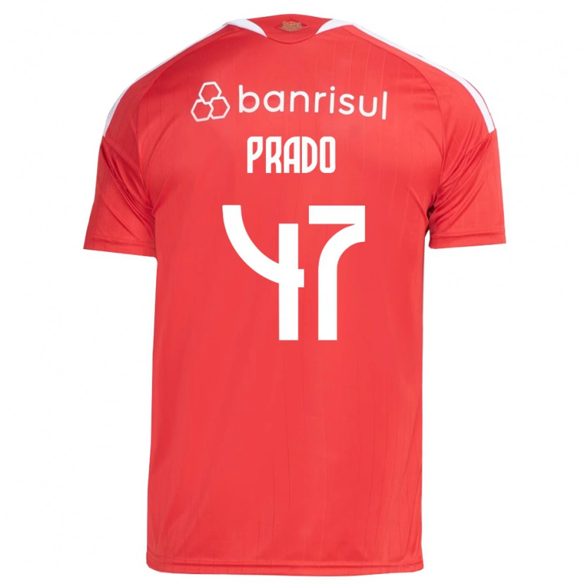 Danxen Kinder Gustavo Prado #47 Rot Weiß Heimtrikot Trikot 2026/27 T-Shirt Schweiz