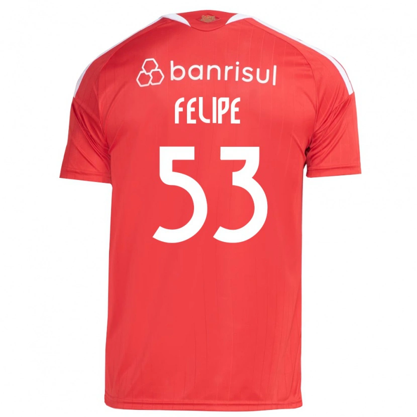 Danxen Kinder Luiz Felipe #53 Rot Weiß Heimtrikot Trikot 2026/27 T-Shirt Schweiz