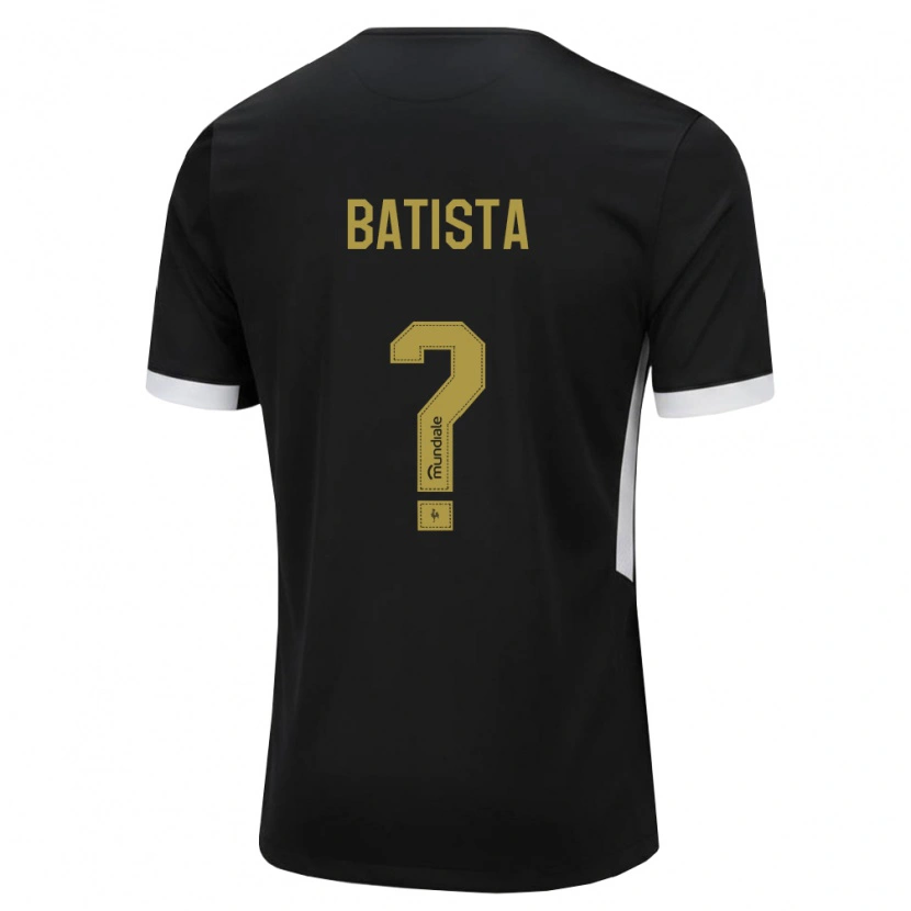 Danxen Kinder Duda Batista #0 Schwarz Weiß Gelb Heimtrikot Trikot 2026/27 T-Shirt Schweiz