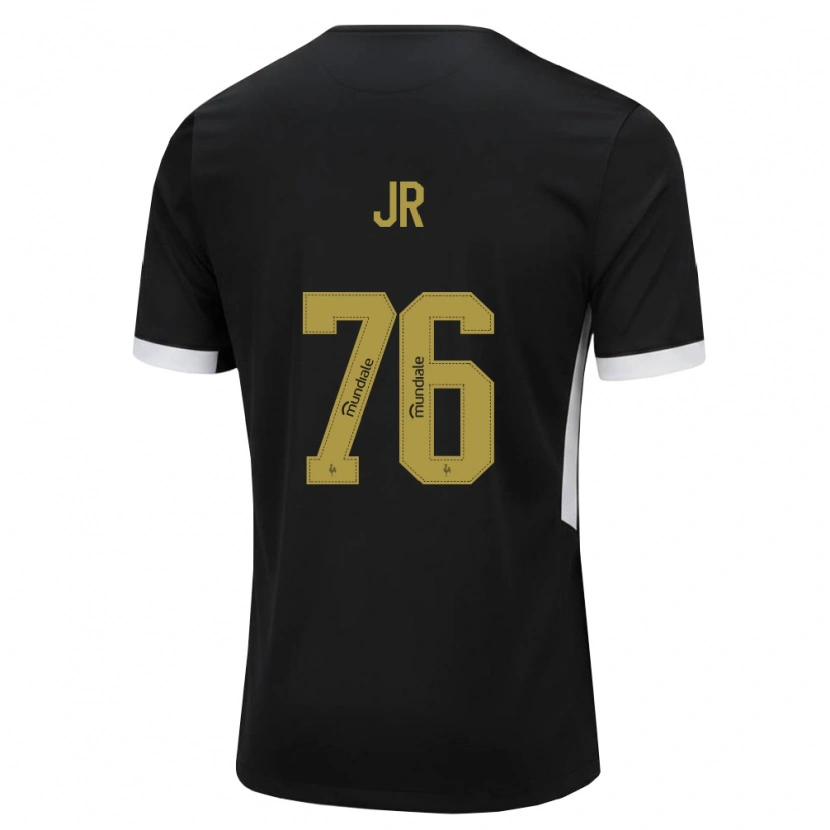 Danxen Kinder Wanderson Jr #76 Schwarz Weiß Gelb Heimtrikot Trikot 2026/27 T-Shirt Schweiz