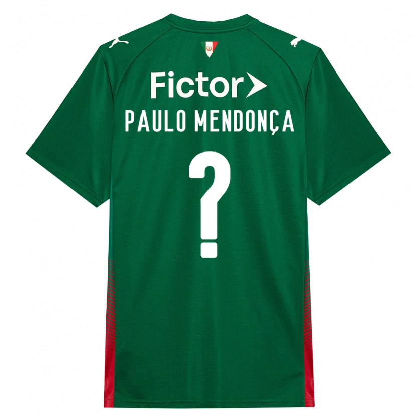Danxen Kinder João Paulo Mendonça #0 Grün Rot Weiß Heimtrikot Trikot 2026/27 T-Shirt Schweiz