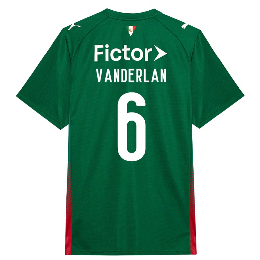 Danxen Kinder Vanderlan #6 Grün Rot Weiß Heimtrikot Trikot 2026/27 T-Shirt Schweiz
