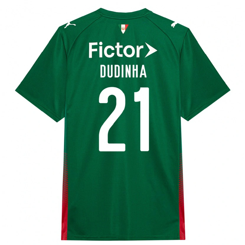 Danxen Kinder Dudinha #21 Grün Rot Weiß Heimtrikot Trikot 2026/27 T-Shirt Schweiz