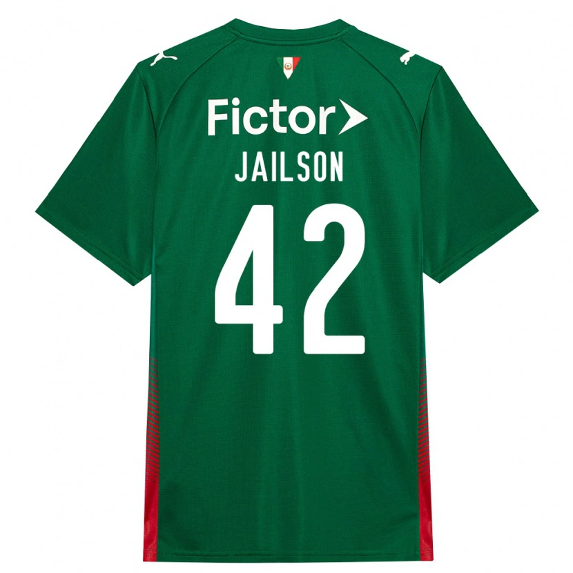 Danxen Kinder Jailson #42 Grün Rot Weiß Heimtrikot Trikot 2026/27 T-Shirt Schweiz