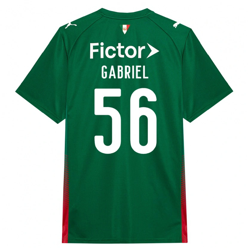 Danxen Kinder Arthur Gabriel #56 Grün Rot Weiß Heimtrikot Trikot 2026/27 T-Shirt Schweiz