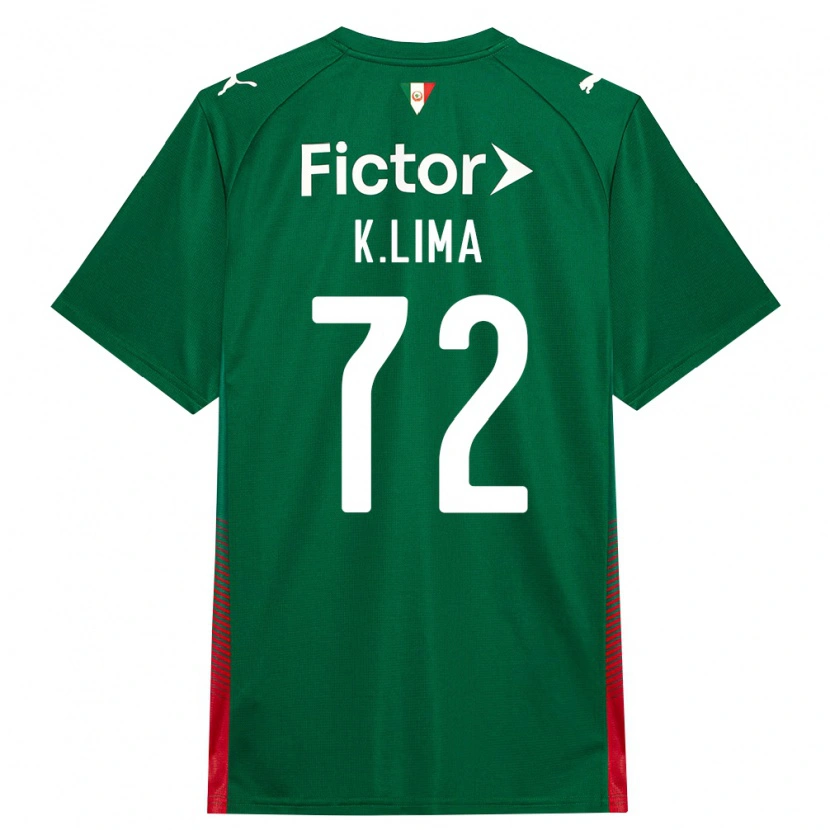 Danxen Kinder Kauan Lima #72 Grün Rot Weiß Heimtrikot Trikot 2026/27 T-Shirt Schweiz