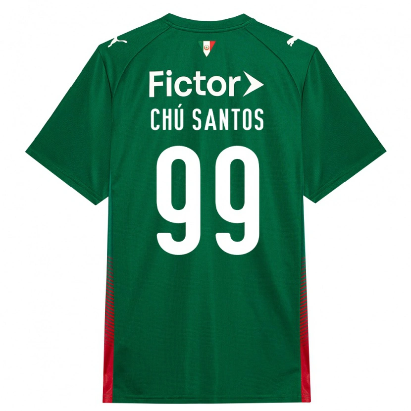Danxen Kinder Chú Santos #99 Grün Rot Weiß Heimtrikot Trikot 2026/27 T-Shirt Schweiz