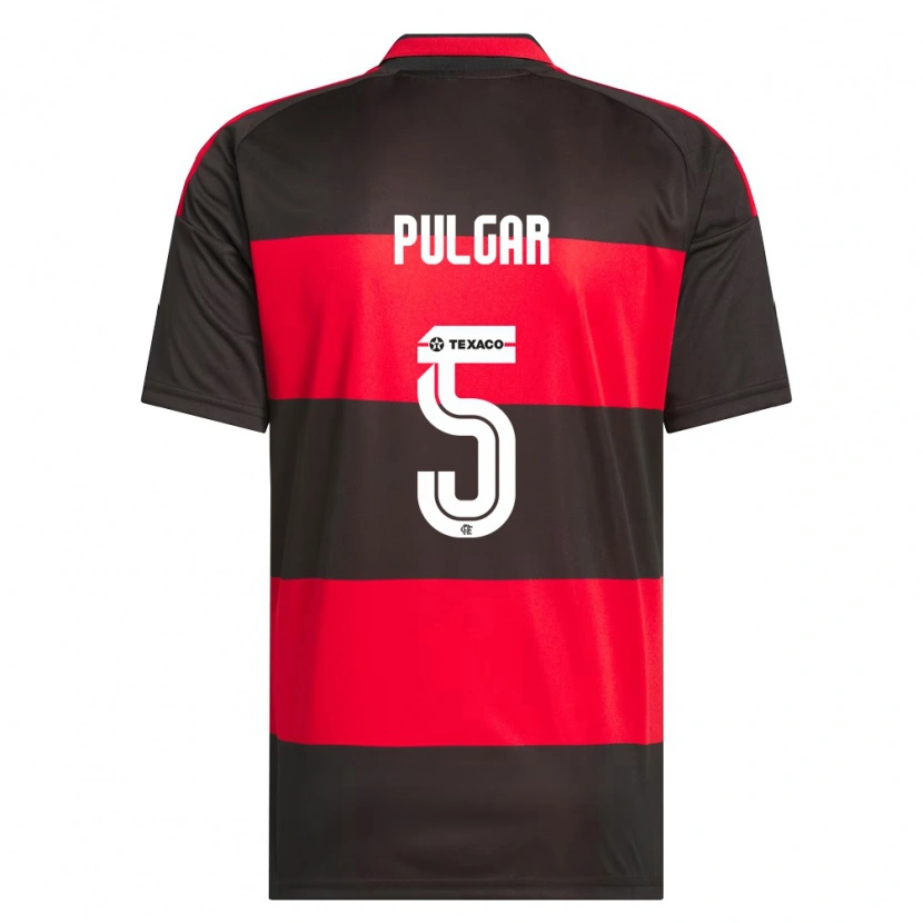 Danxen Kinder Erick Pulgar #5 Rot Schwarz Weiß Heimtrikot Trikot 2026/27 T-Shirt Schweiz