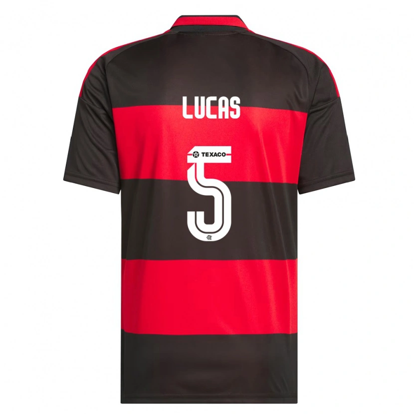 Danxen Kinder Rayan Lucas #5 Rot Schwarz Weiß Heimtrikot Trikot 2026/27 T-Shirt Schweiz
