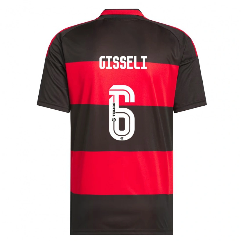 Danxen Kinder Gisseli #6 Rot Schwarz Weiß Heimtrikot Trikot 2026/27 T-Shirt Schweiz