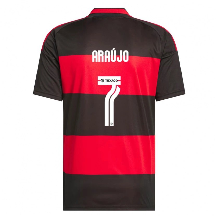 Danxen Kinder Luiz Araújo #7 Rot Schwarz Weiß Heimtrikot Trikot 2026/27 T-Shirt Schweiz