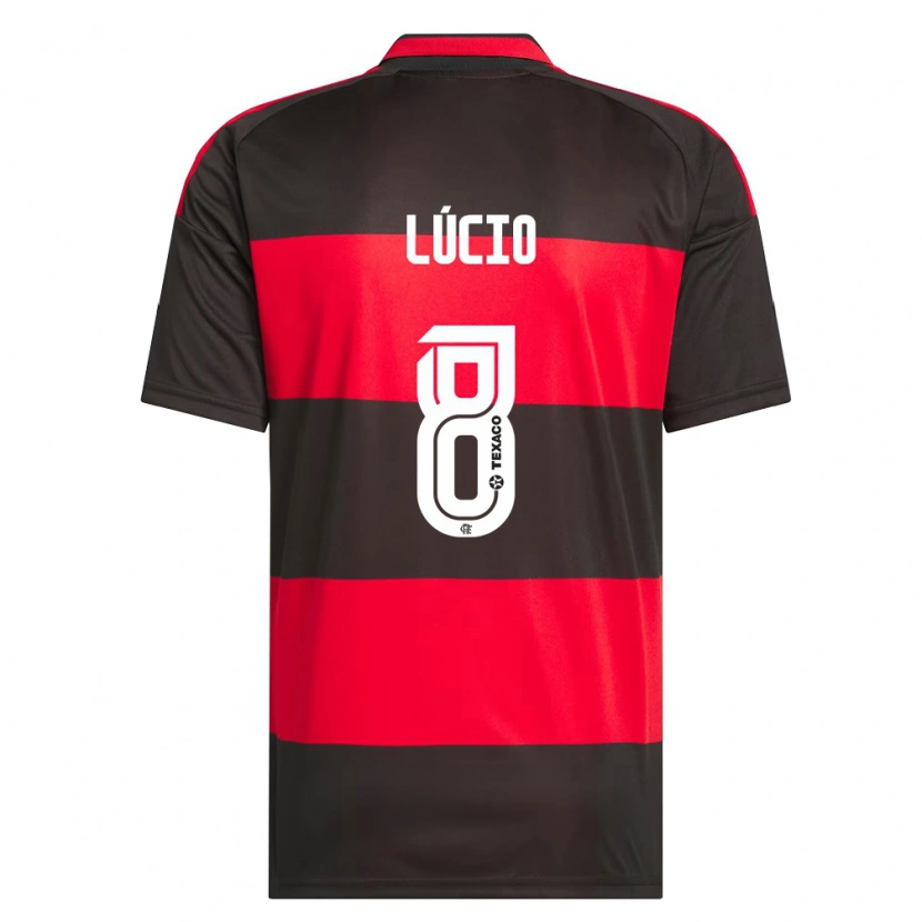 Danxen Kinder Pablo Lúcio #8 Rot Schwarz Weiß Heimtrikot Trikot 2026/27 T-Shirt Schweiz
