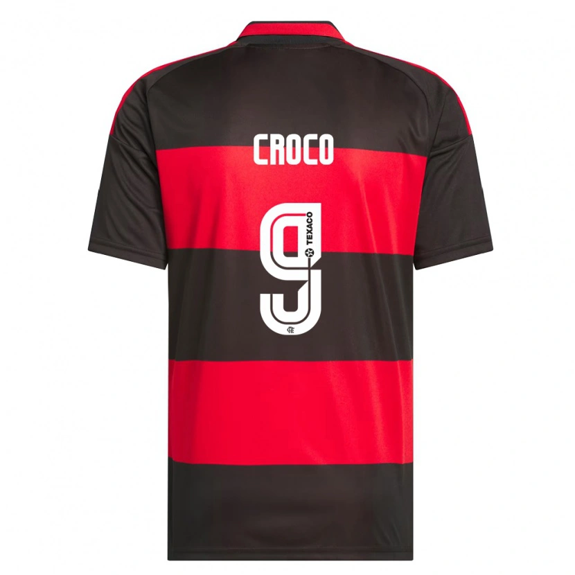 Danxen Kinder Gabi Croco #9 Rot Schwarz Weiß Heimtrikot Trikot 2026/27 T-Shirt Schweiz