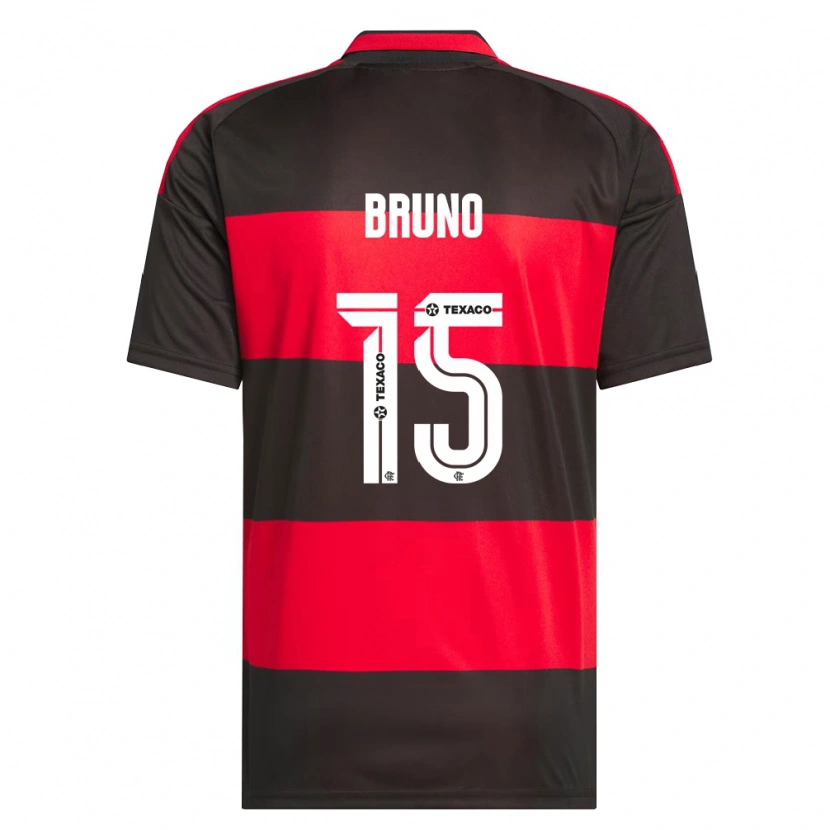 Danxen Kinder Fabrício Bruno #15 Rot Schwarz Weiß Heimtrikot Trikot 2026/27 T-Shirt Schweiz