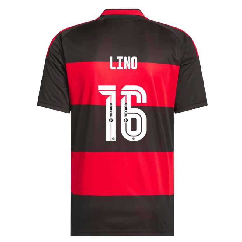 Danxen Kinder Samuel Lino #16 Rot Schwarz Weiß Heimtrikot Trikot 2026/27 T-Shirt Schweiz