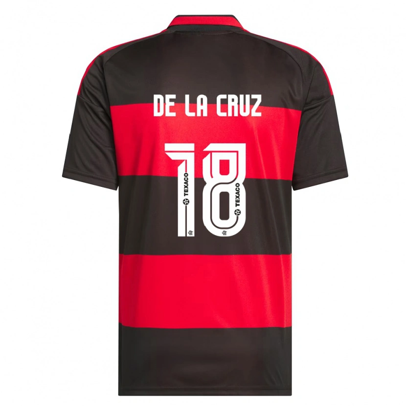 Danxen Kinder Nicolás De La Cruz #18 Rot Schwarz Weiß Heimtrikot Trikot 2026/27 T-Shirt Schweiz